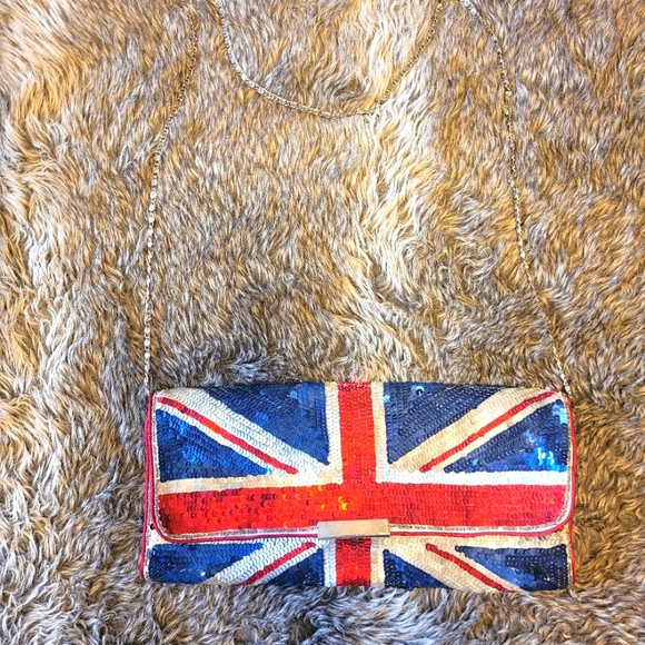 Union Jack flag crossbody purse - Picture 1 of 5
